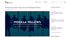 Desktop Screenshot of blog.torproject.org