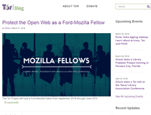 Tablet Screenshot of blog.torproject.org