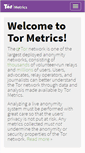 Mobile Screenshot of metrics.torproject.org