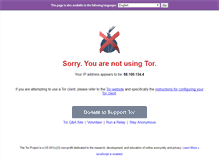 Tablet Screenshot of check.torproject.org